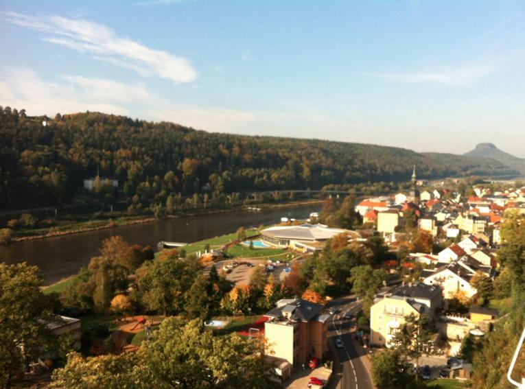 Apartmenthaus Saxonia Bad Schandau Buitenkant foto